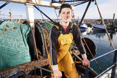Matelot à la pêche